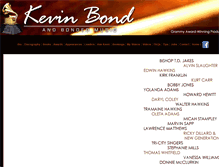 Tablet Screenshot of kevinbond.com